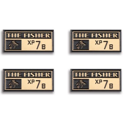 The Fisher XP 7b Custom Made Speaker Badges 35mm(1.38