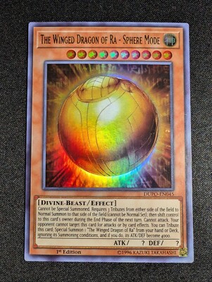 Yu-Gi-Oh! The Winged Dragon of RA Sphere Mode DUPO-EN045 1st Edition Ultra NM-image
