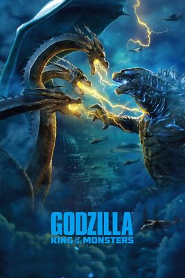 Godzilla King of the Monsters Movie Poster Jigsaw Puzzle 120 300 Pieces-image