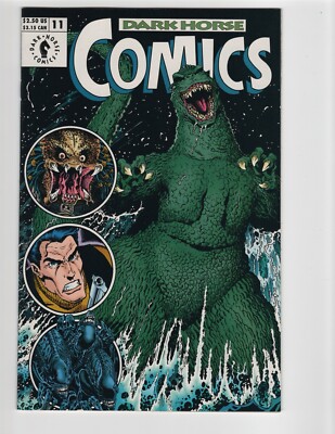DARK HORSE COMICS #11, NM-, Godzilla, 1992 1993 Predator, Aliens-image