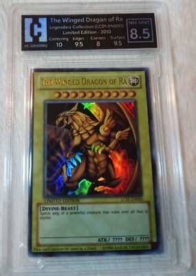 Limited Edition Graded Legendary Collection Black label The Winged Dragon Of Ra -image