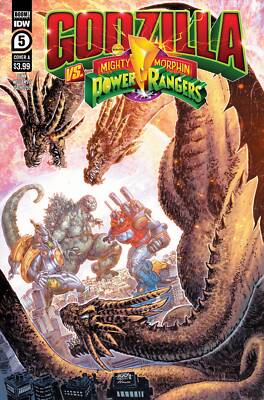 Godzilla Vs Mmpr #5 (Of 5) A Williams (C: 1-0-0) (09/14/2022) Idw-image