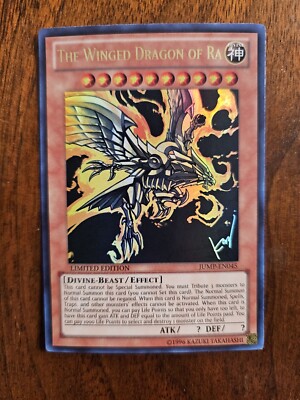 The Winged Dragon Of Ra Ultra Rare Limited Edition JUMP-EN045 Yugioh LP-image