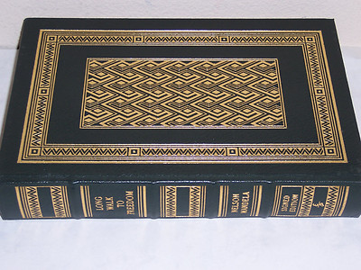 Easton Press Signed LONG WALK TO FREEDOM An Autobiography Nelson Mandela-image