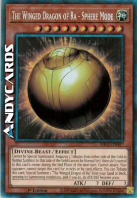 THE WINGED DRAGON OF RA - SPHERE MODE • Rare Collector RA01 EN007 • 1Ed-image