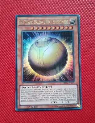 The Winged Dragon of Ra - Sphere Mode DPBC-EN001 Ultra Rare 1st Edition Yugioh-image