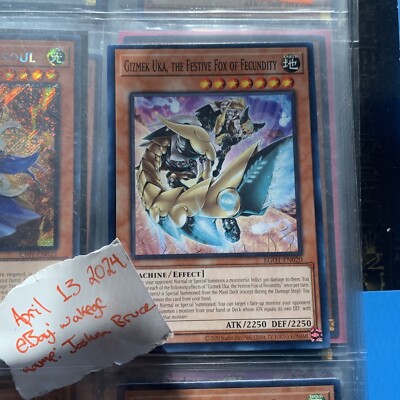Gizmek Uka, the Festive Fox of Fecundity - EGO1-EN020 - Common - 1st Edi. MINT U-image