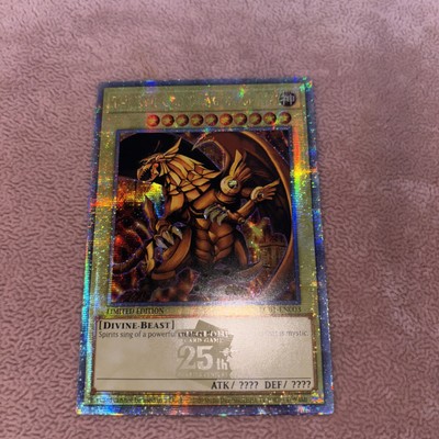 The Winged Dragon of Ra (Quarter Century Secret Rare) LC01-EN003 Legendary...-image