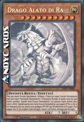 WINGED DRAGON OF RA • (The Winged Dragon Of Ra) • Rare Ghost • LED7 IT000 • 1Ed-image