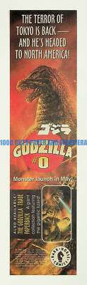 Godzilla Dark Horse Comics 1995 Trade Print Magazine Ad Poster ADVERT-image