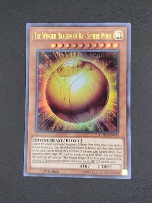 Yu-Gi-Oh! The Winged Dragon of Ra - Sphere Mode DUPO-EN045 1st Ed Ultra Rare NM-image