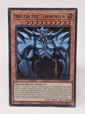 Yu-Gi-Oh! TCG Obelisk the Tormentor EG01-EN001 1st Ed-image