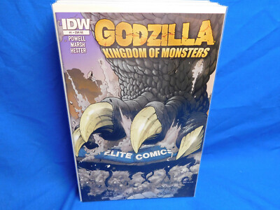 IDW Godzilla: Kingdom of Monsters #1 ELITE COMICS Variant Store Cover-image