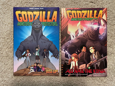GODZILLA: Monsters & Protectors - RISE UP & ALL HAIL THE KING Comic Book TPB Set-image