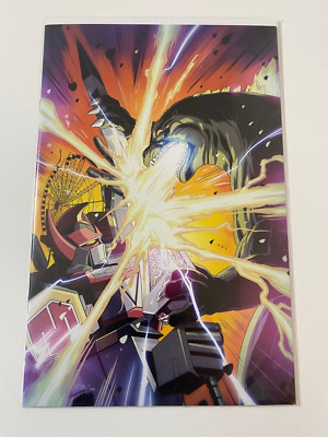 Godzilla vs. Mighty Morphin Power Rangers #3 Emilio Lopez Exclusive Variant-image