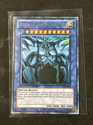 YUGIOH! 1-OBELISK THE TORMENTOR-ULTRA RARE-LIMITED EDITION-LC01-EN001-image