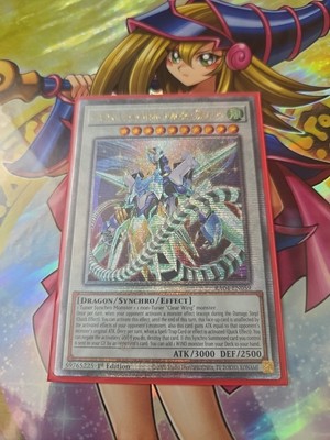 Yu-Gi-Oh! Crystal Clear Wing Synchro Dragon - RA04-EN059 - QCSR - NM 1st Ed-image