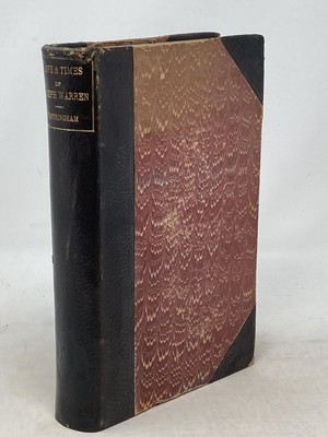 Richard Frothingham / LIFE AND TIMES OF JOSEPH WARREN 1st Edition 1865-image