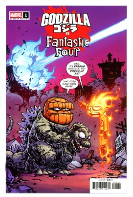 Godzilla Vs. Fantastic Four 1 Young Variant (2025)-image