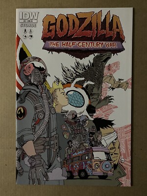 Godzilla Half Century War #3 Retailer Incentive IDW Variant Comic Book RI-image