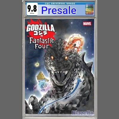 Godzilla Vs Fantastic Four #1 CGC 9.8 Peach Momoko Variant Marvel 2025 PRESALE-image