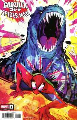 Godzilla vs Spider-man #1 Baldari Variant Comic Book 2025 - Marvel-image