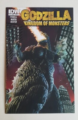 Godzilla Kingdom of Monsters #1 Cover By Alex Ross IDW Comics-image