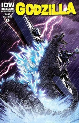 GODZILLA #3 1:10 RETAILER INCENTIVE VARIANT  by JEFF ZORNOW IDW COMICS 2012 NM.-image