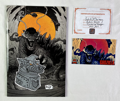 GODZILLA 70TH ANNIVERSARY  #1 - Ryan G. Browne - Top Shelf Comic Mecha Remark-image
