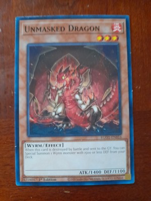 Unmasked Dragon EGO1-EN016 Egyptian God Deck: Obelisk the Tormentor 1st Edition-image