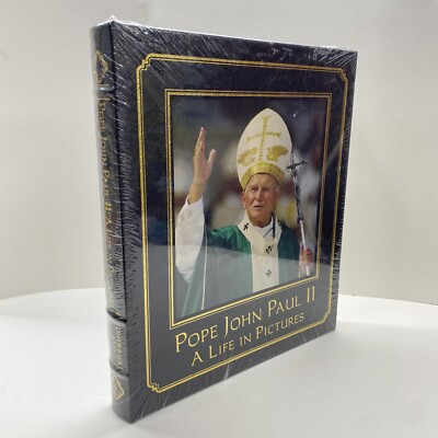 Pope John Paul II A Life In Pictures Henri Tincq Easton Press Leather Sealed New-image