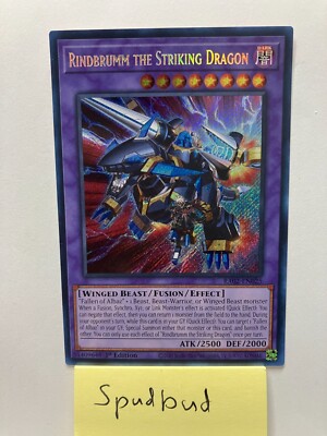 x3 Rindbrumm The Striking Dragon Secret Rare 3x RA02-EN025 (Near Mint 1st Ed)-image