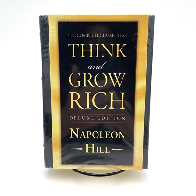 SEALED Think and Grow Rich by Napoleon Hill Vegan Leather Bound Deluxe Edition-image