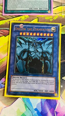 YGLD-ENG02 Obelisk the Tormentor Ultra Rare Limited Edition YuGiOh Card NM-image