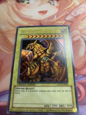 The Winged Dragon of Ra - LC01 Limited Edition Ult Rare - NM Ships Fast!-image