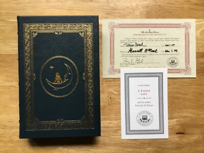 (SSG) TATUM O'NEAL Signed 1st Edition Easton Press Leather Book - 