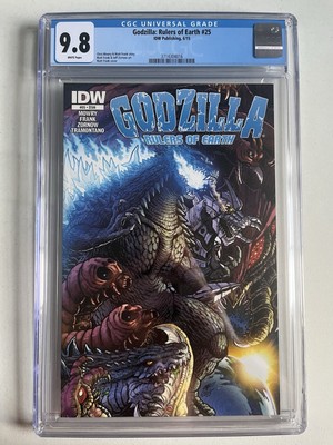 Godzilla: Ruleta Of Earth #25 IDW 2015 CGC 9.8 WP-image