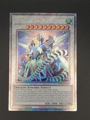 Crystal Clear Wing Synchro Dragon [Platinum Secret Rare] RA04-EN059 | 1st Ed-image