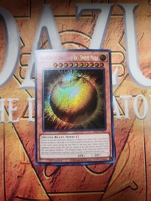 The Winged Dragon of Ra - Sphere Mode Secret Rare RA01-EN007 1st Ed NM Yugioh -image