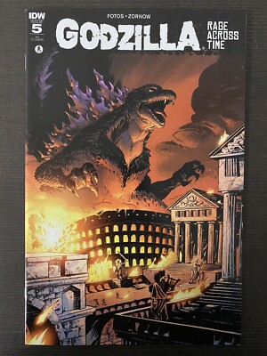 Godzilla #5 Rage Across Time 2015 IDW Retailer Incentive Variant Comic Book-image
