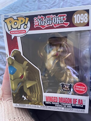 Funko Pop! Yu-Gi-Oh! Winged Dragon Of Ra #1098 GameStop Exc Vinyl Figure-image