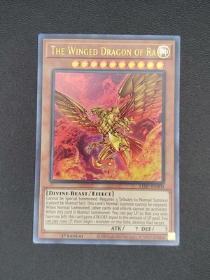 The Winged Dragon of Ra (Alternate Art) LED7-EN000 LP 003-image