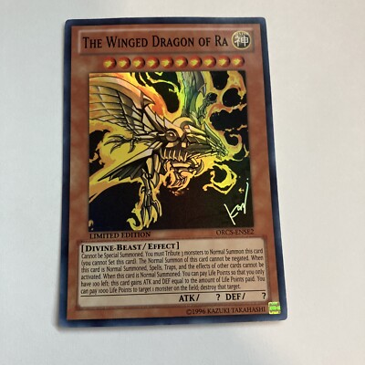 *** THE WINGED DRAGON OF RA *** PRISMATIC SECRET TN19-EN009 YUGIOH! -image