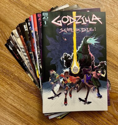 Lot (18) GODZILLA Dark Horse IDW Comics Legends, Power Rangers, Kingdom ++-image