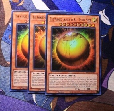 Yu-Gi-Oh TCG PLAYSET of The Winged Dragon of Ra - Sphere Mode RA01-EN007 Ultra-image