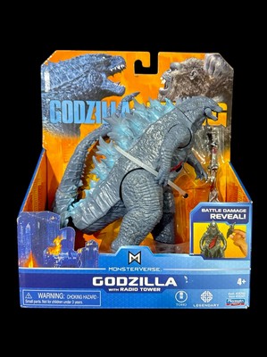 Monsterverse Godzilla vs Kong Battle Damage Reveal W/Radio Tower Playmates 2020-image