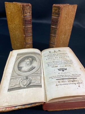 Life Of Marie De Medicis Queen Of France & Navarre 3 Volumes Bound XVIII 1778-image