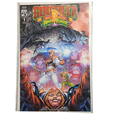 IDW Godzilla Vs. Mighty Morphin Power Rangers #1 Cover A NM -image