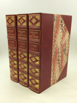 MARK TWAIN: A Biography Vol. I-III by Albert Bigelow Paine - 1912 - FINE BINDING-image