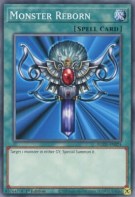 1x Monster Reborn - EGO1-EN024 - Common - 1st Edition - Egyptian God Deck: Obel-image